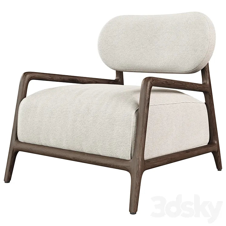 Tikamoon Mindi Romane Armchair 3DSMAX Model