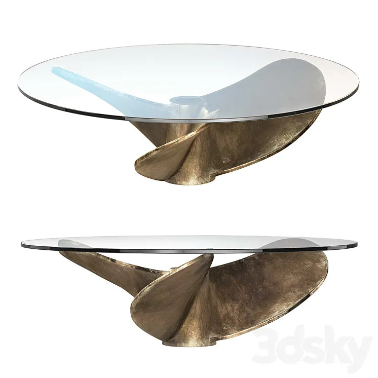 Timothy Oulton - Junk Art Propeller Coffee Table 3DSMAX Model