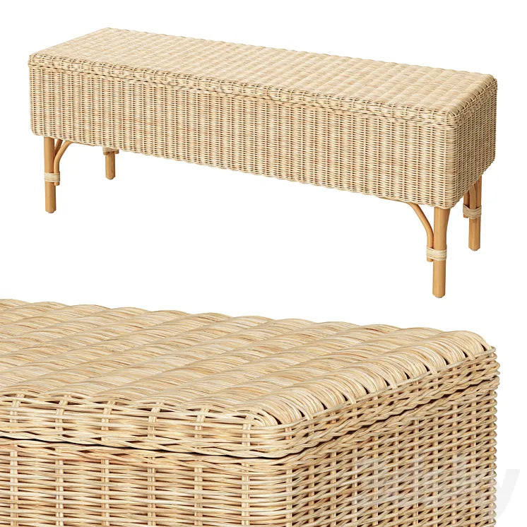 TOLKNING bench by IKEA 3DSMAX Model