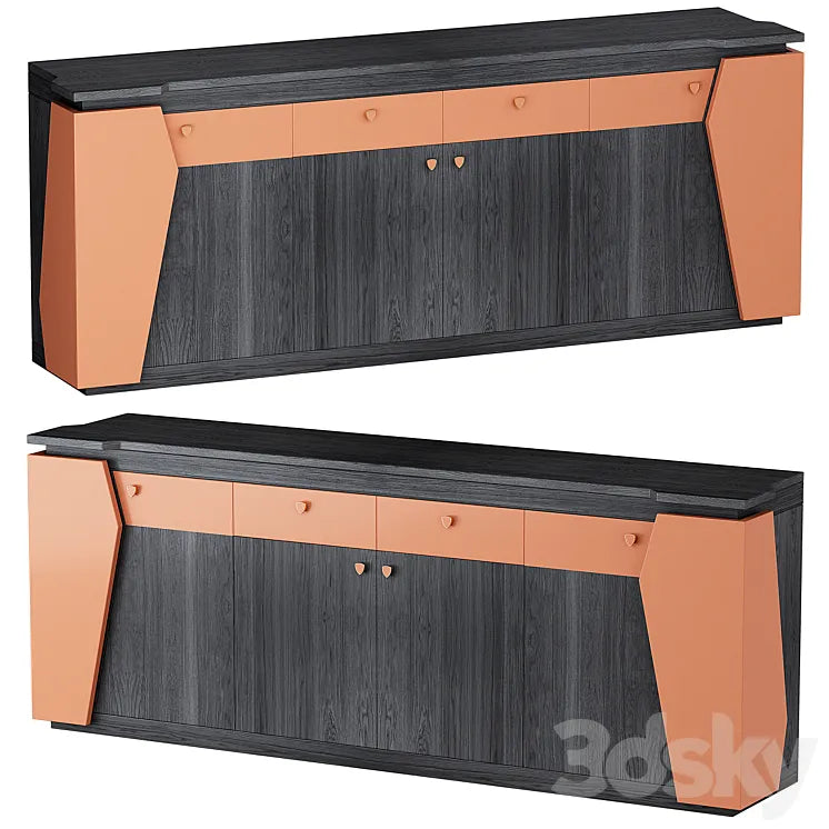 Tonino Lamborghini Casa GT Low Storage Unit 3DSMAX Model