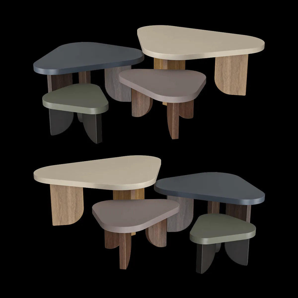 Tony Roaks - Coffee table Cobble 3ds Max