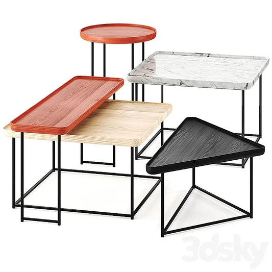 Torei Cassina Tables 3DSMAX Model