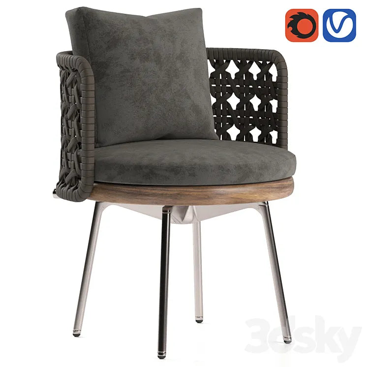 Torii Nest Outdoor Chair by Minotti 3DSMAX Model