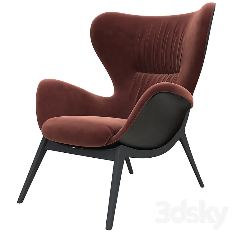 Torre Nirvana High Back Lounge Chair 3DSMAX Model