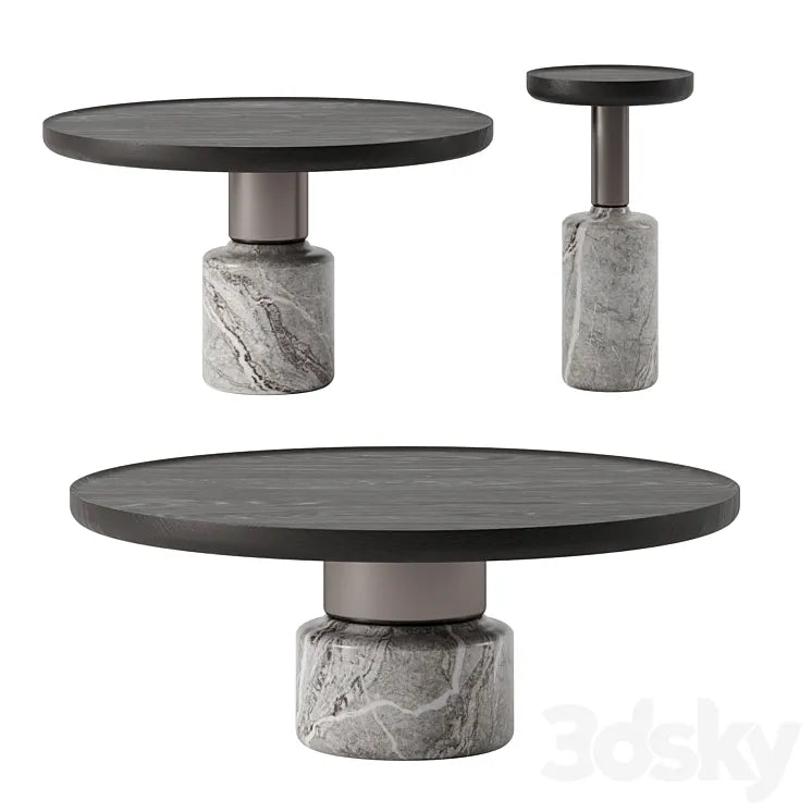 Torus Coffee Tables by District Eight 3DSMAX Model