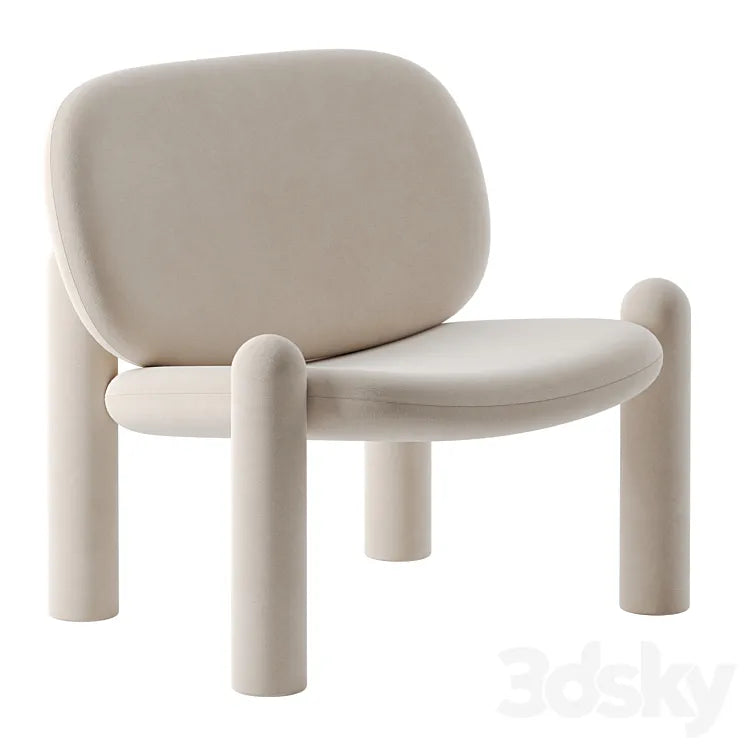 TOTTORI armchair by Driade 3DSMAX Model