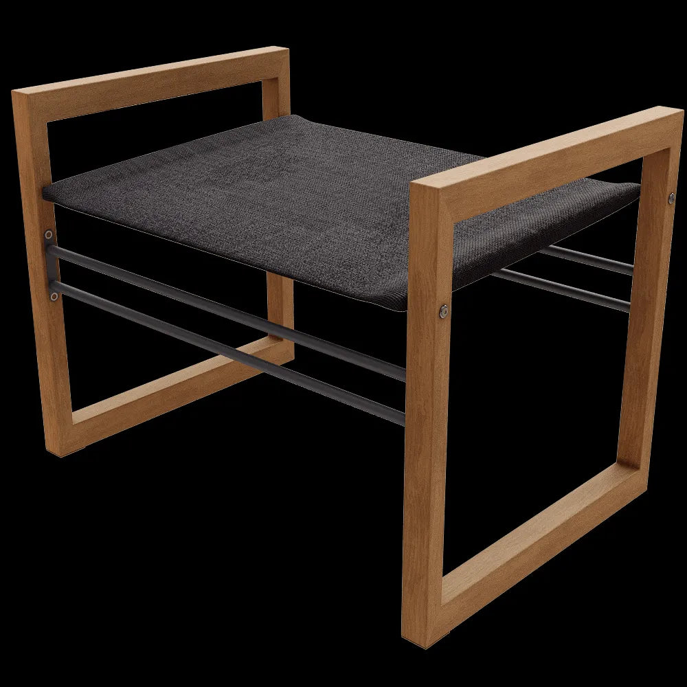 Traditional Teak - Lounger chair Sofia 3ds Max