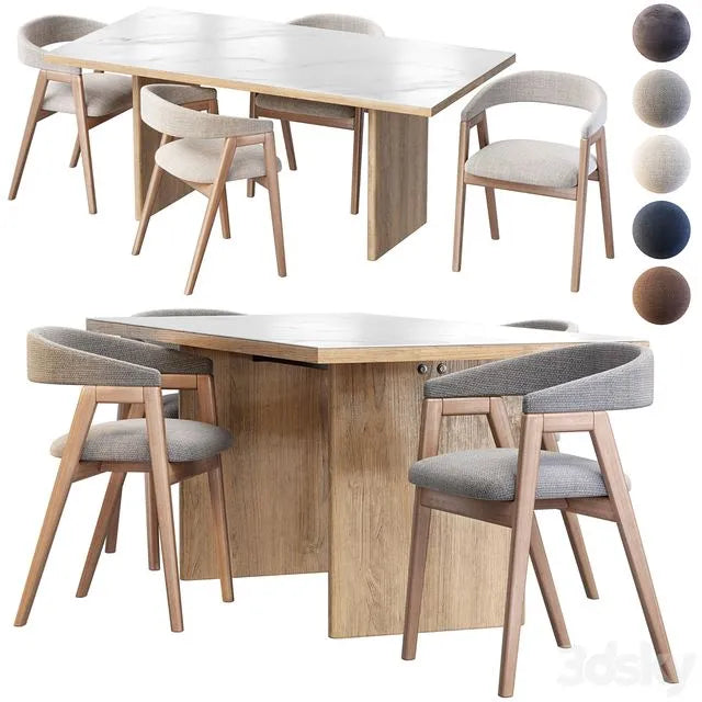 Trevor Chair And Audrey Table 3dsMax Model