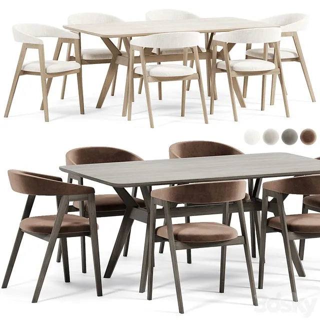 Trevor Chair Webstr Table 3dsMax Model