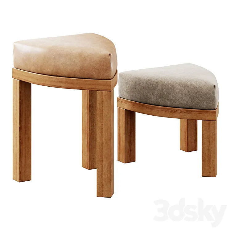 Triangle Ottoman By Nestroots 3DSMAX Model