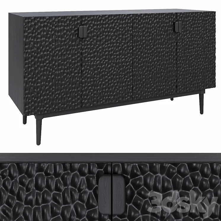 Tribalt La Redoute solid mango sideboard 3DSMAX Model