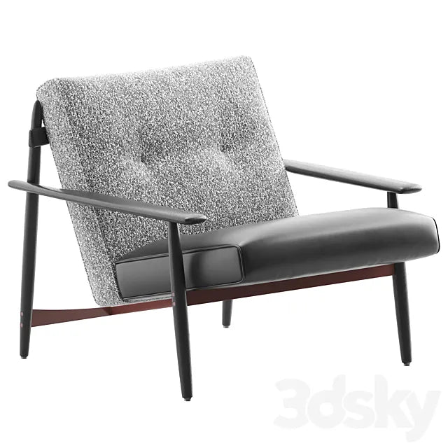 Trio Armchair by Minotti 3ds Max