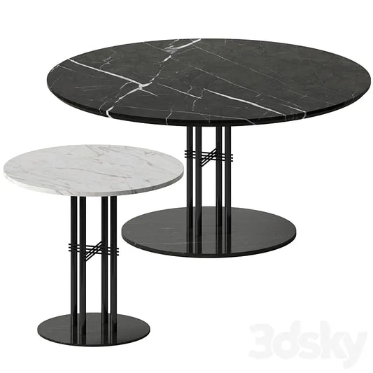 TS Column Dining Table by GUBI 3DSMAX Model