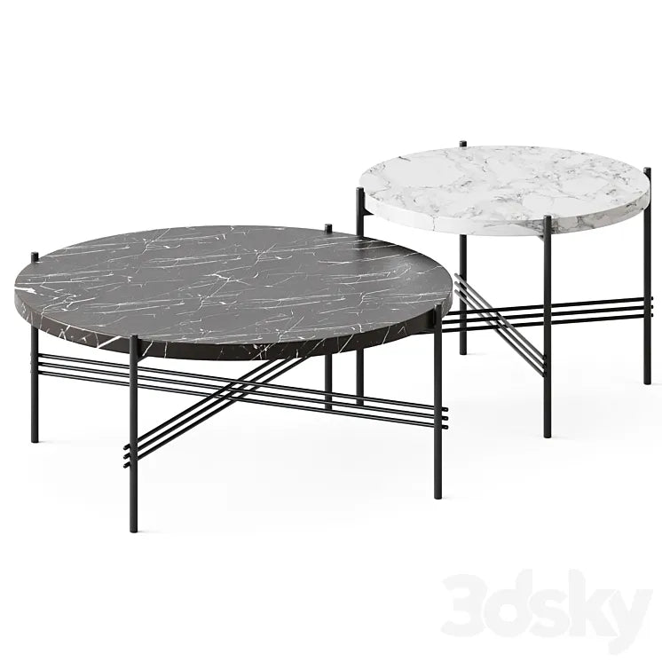 TS Marble Coffee Table by Gubi 3DSMAX Model