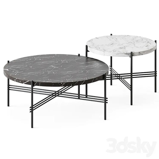 TS Marble Coffee Table by Gubi 3DSMAX Model