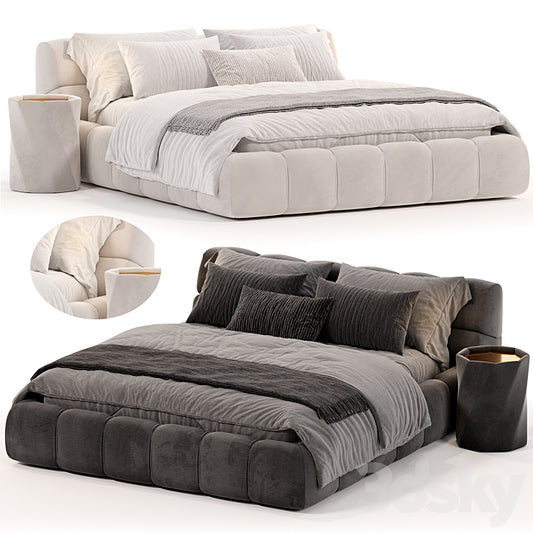 TUFTY BED by B&B Italia 3DS Max Model