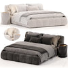 TUFTY BED by B&B Italia 3DS Max Model