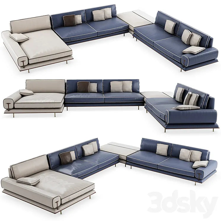 Turri BLUES modular sofa 3DSMAX Model