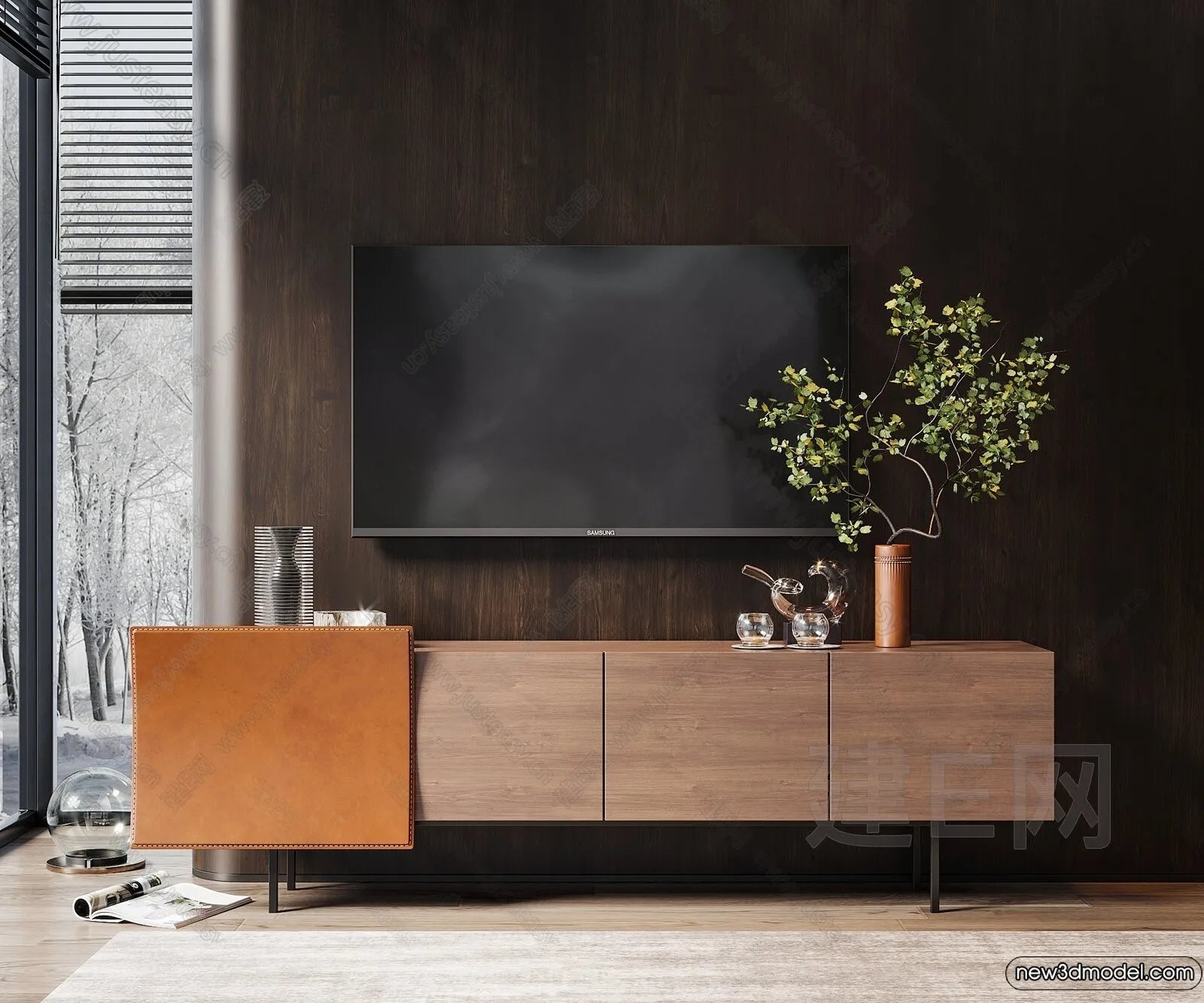TV Cabinet 3D Models – 3D Furniture for Interior Design – 122