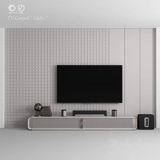"TV Console ""Light""" 3DSMAX Model