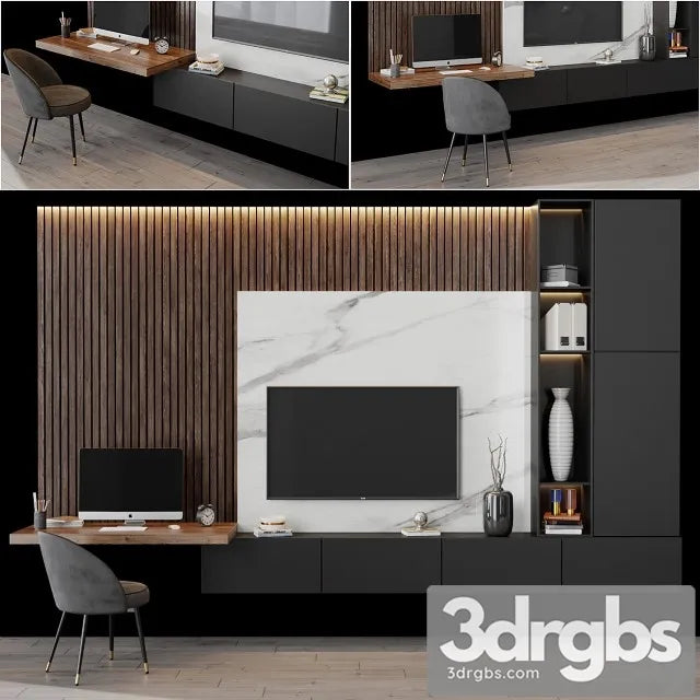 TV Set 129 3D Model Free