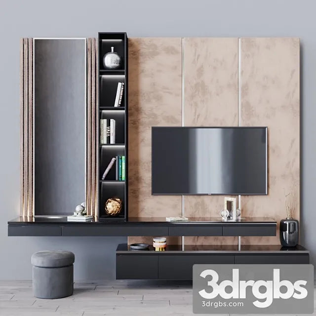 Tv set 52 3D Model Free