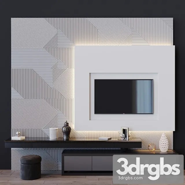 Tv set 55 3D Model Free