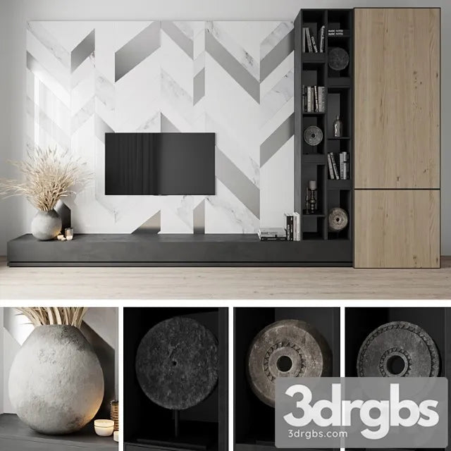 Tv Set 65 3D Model Free