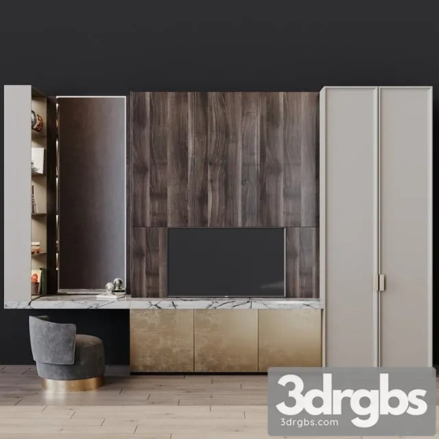 Tv set 68 3D Model Free