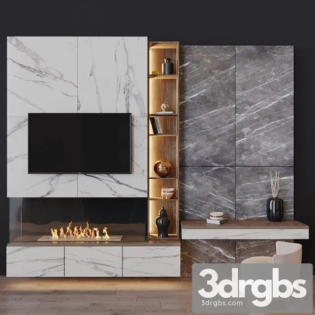 Tv set 83 3D Model Free