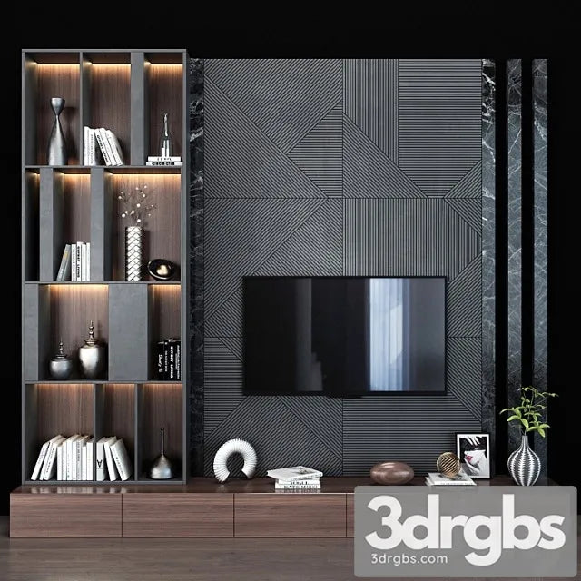 Tv shelf 0132 3D Model Free
