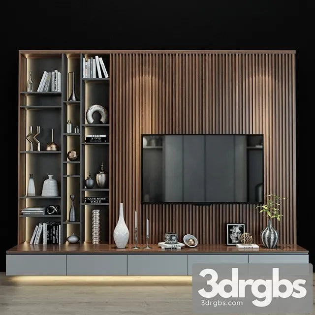 Tv shelf 0191 3D Model Free