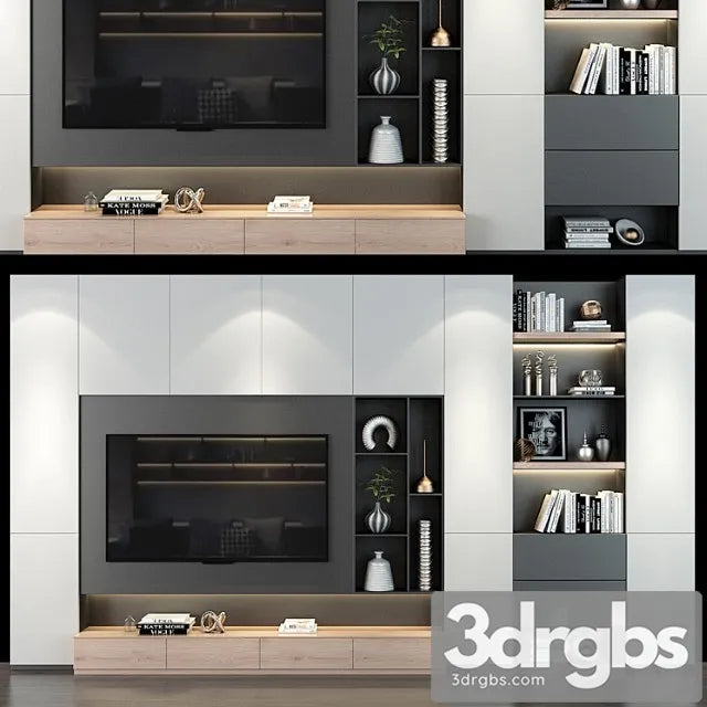 Tv shelf 0231 3D Model Free