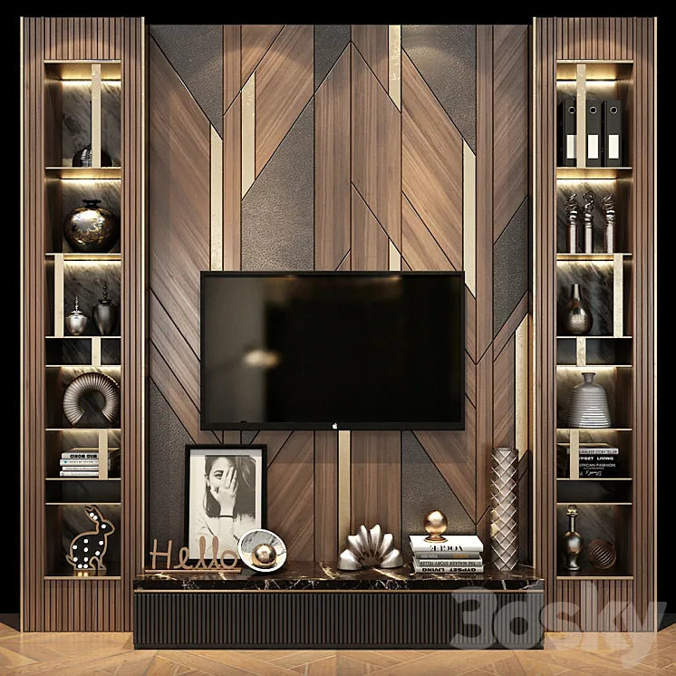 TV shelf 0417 3DSMAX Model