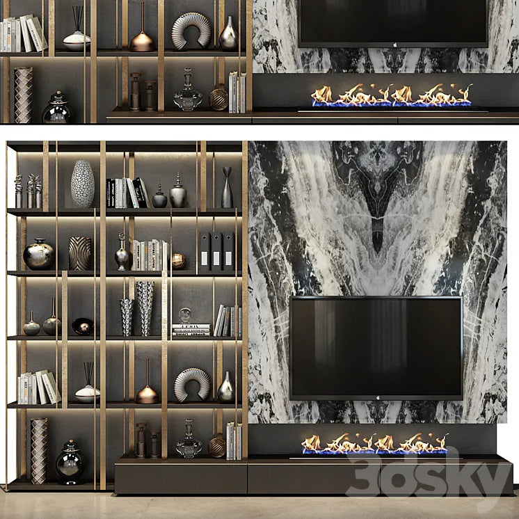 TV shelf 0453 3DSMAX Model