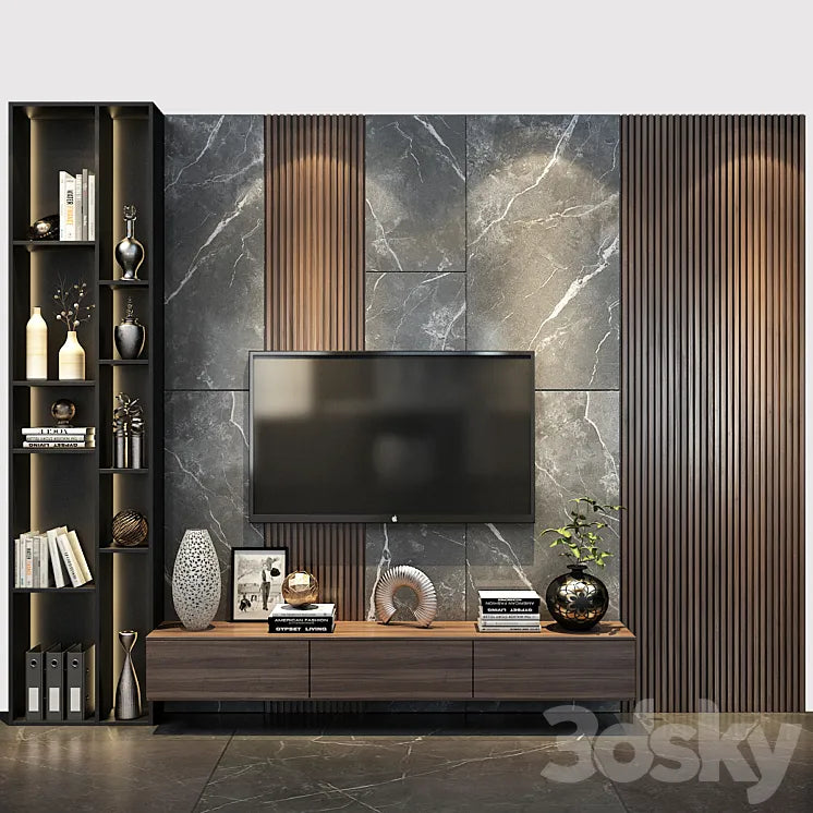 TV shelf 0454 3DSMAX Model