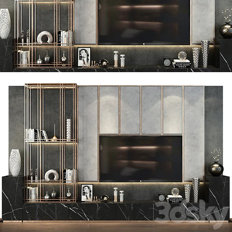 TV shelf 0512 3DSMAX Model