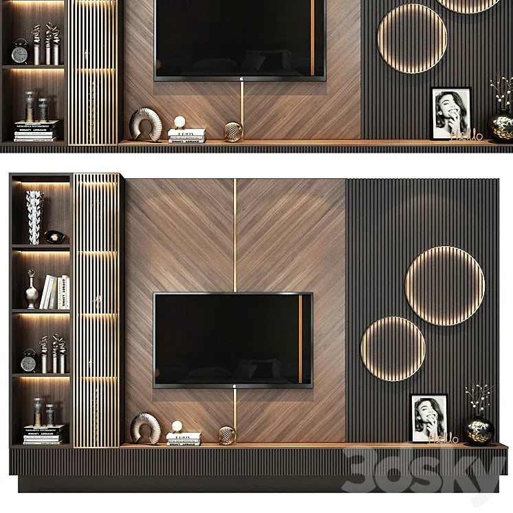TV shelf 0521 3DSMAX Model