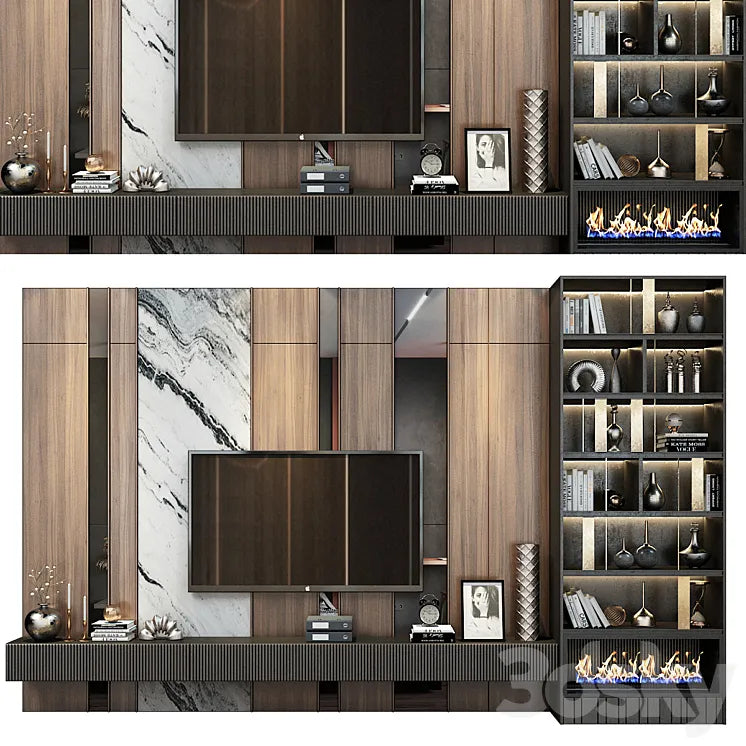TV shelf 0528 3DSMAX Model