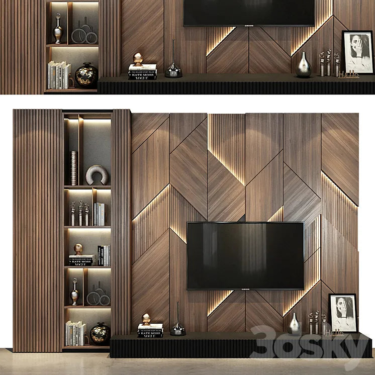 TV shelf 0541 3DSMAX Model