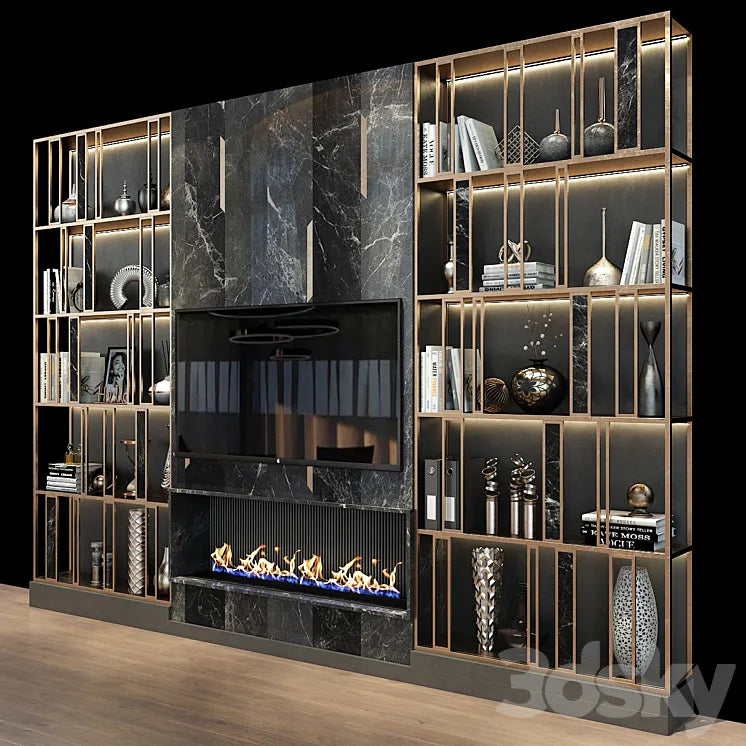 TV shelf 0556 3DSMAX Model