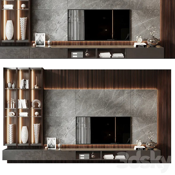 TV shelf 0657 3DSMAX Model