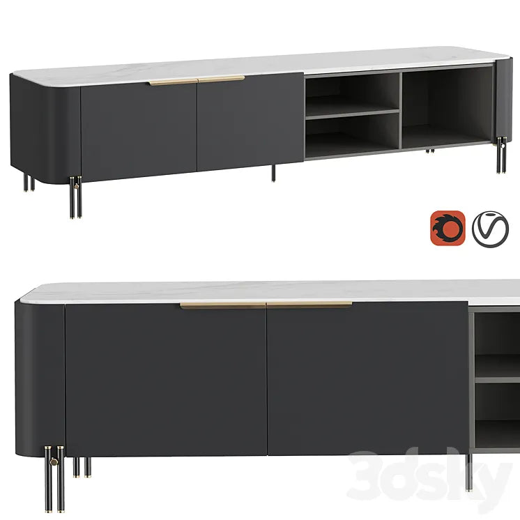 TV stand BAMBOO 3DSMAX Model