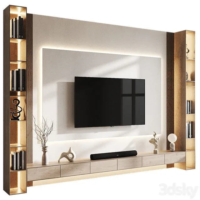 Tv Wall 089 3dsMax Model