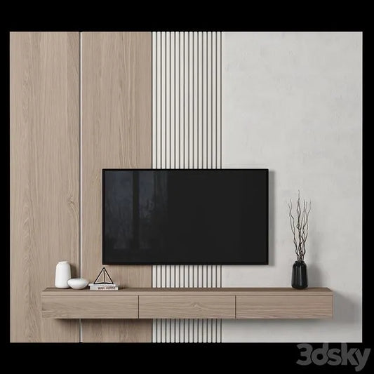TV Wall 102 3dsMax Model