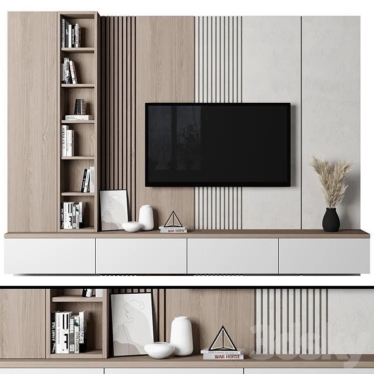 TV Wall 104 3DSMAX Model