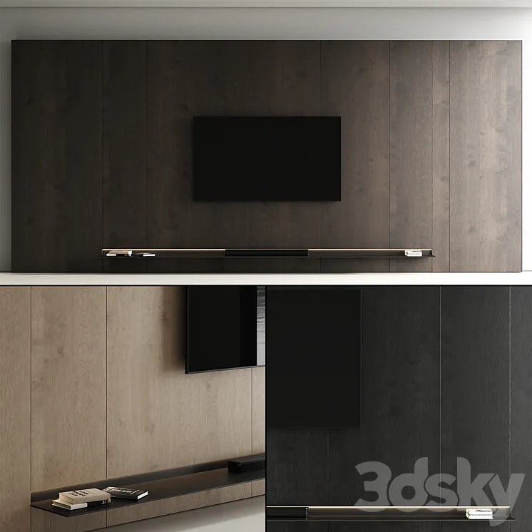 TV wall 11 3DSMAX Model