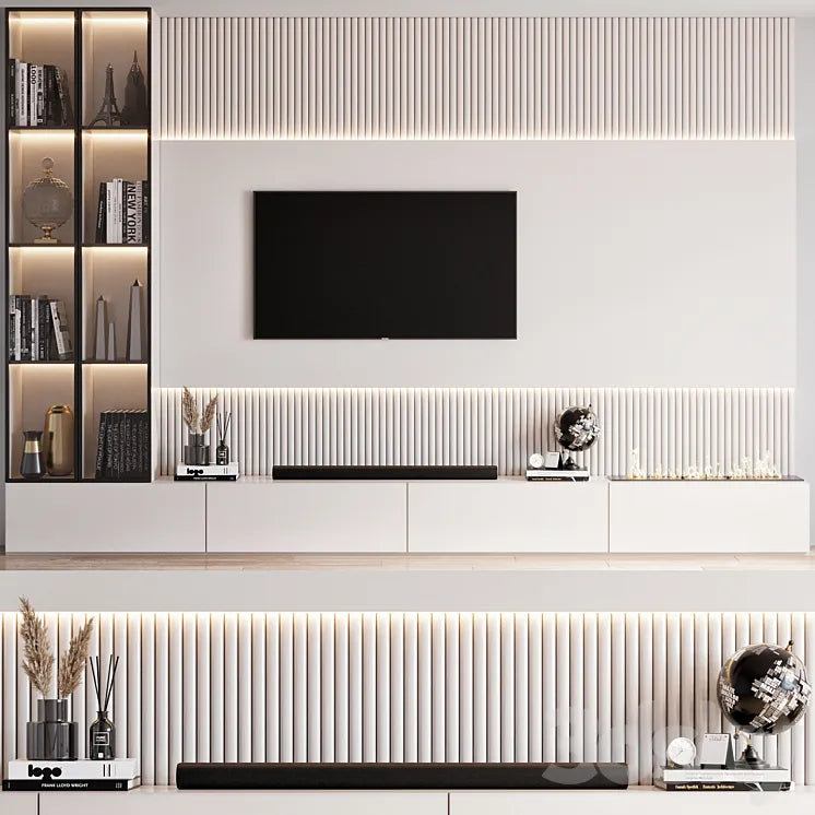 TV Wall 12 3DSMAX Model