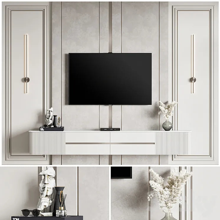 Tv wall 23 3DSMAX Model