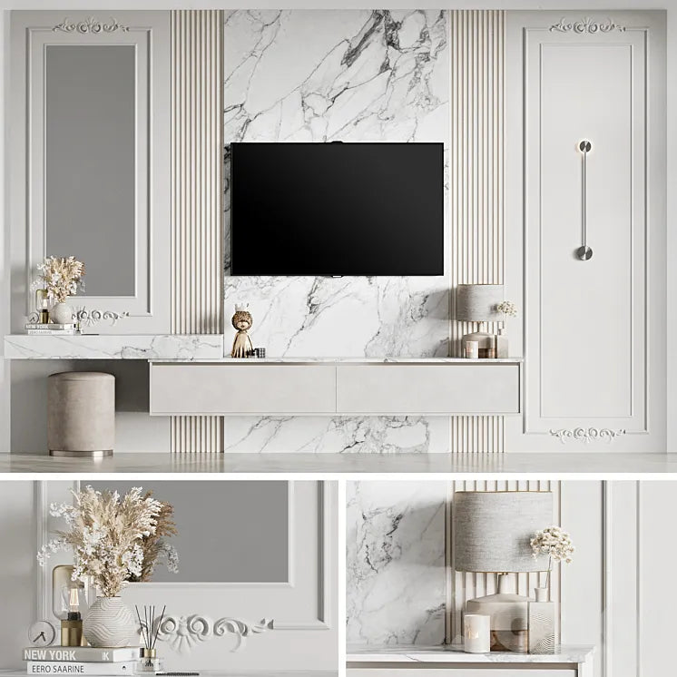 TV Wall 26 3DSMAX Model